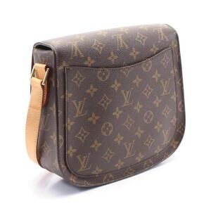 Louis Vuitton Cloud Canvas Monogram Shoulder Saint Brown Leather Bag